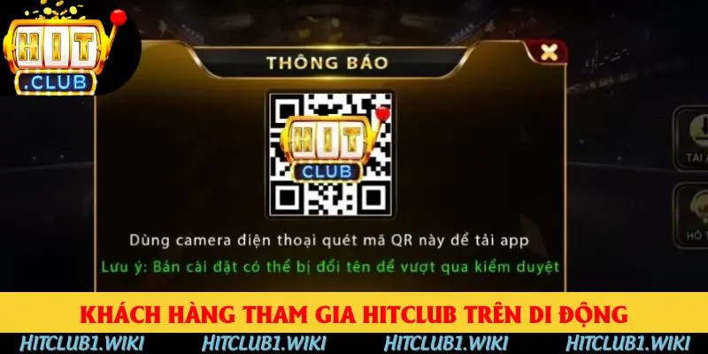 Khách hàng tham gia HITCLUB trên di động